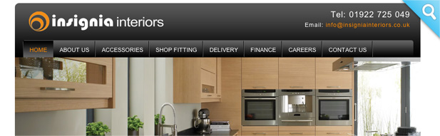insignia kitchens 3i media website design